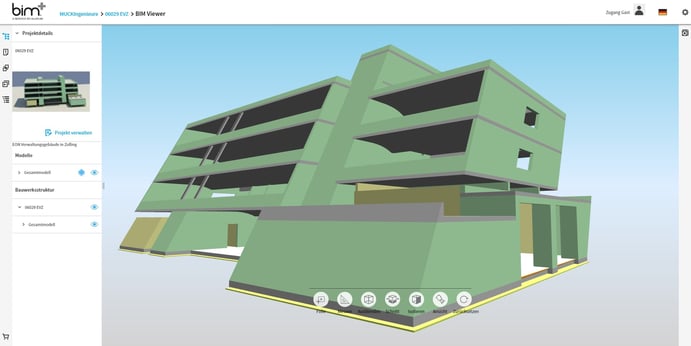 Das E.ON Verwaltungsgebäude als digitales Gebäudemodell