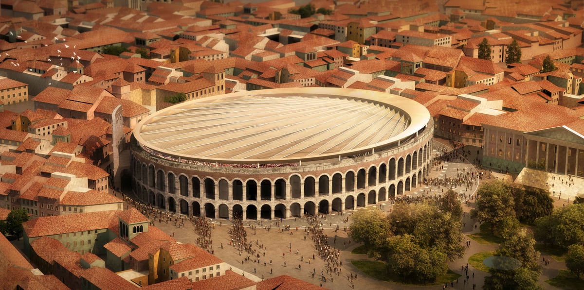 Visualisierung, Arena di Verona
