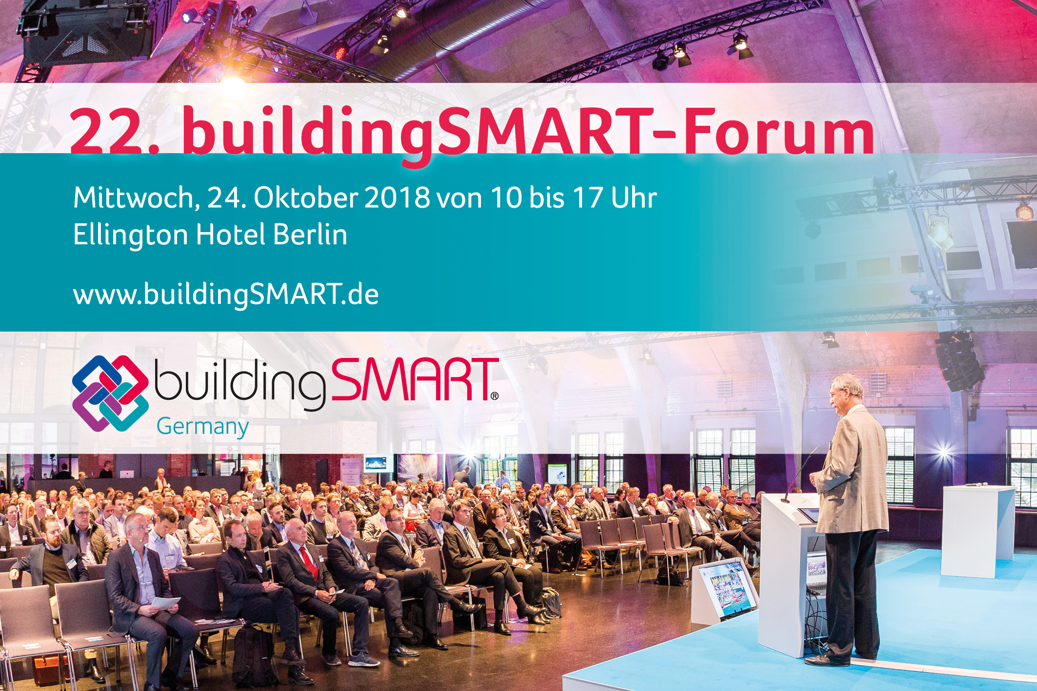 Digitalen Wandel mitgestalten – 22. buildingSMART-Forum in Berlin am 23. und 24. Oktober 2018