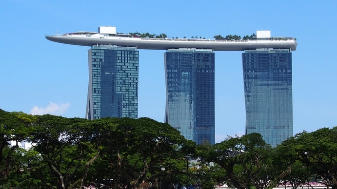 Marina Bay Hotel in Singapur