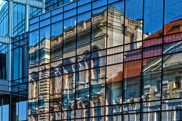 Glasgebäude in Prag