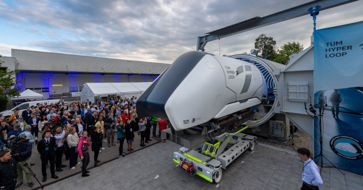 TUM Hyperloop im Passagierbetrieb: Jetzt kommt Leben in die Röhre