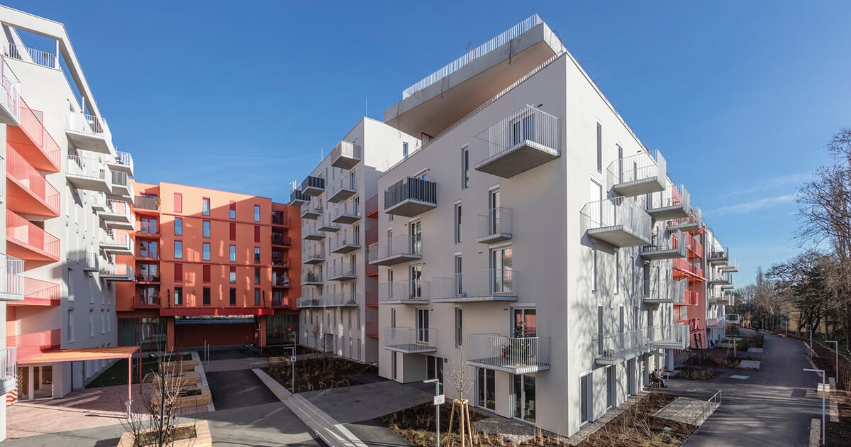 Wientalterrassen: un proyecto residencial de prefabricados galardonado